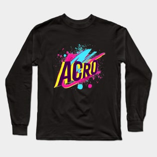 Acro Yoga, Acro Poses ,Aerial Fitness Dance,Acro Rainbow Long Sleeve T-Shirt